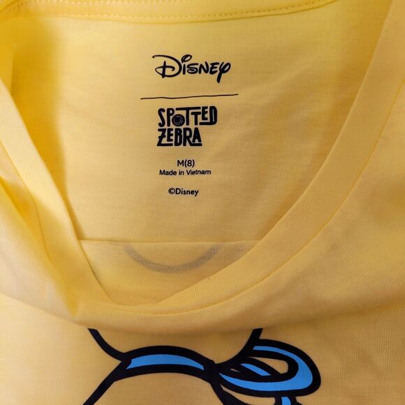 Spotted Zebra Girls Tinker Bell Never Grow Up Short-Sleeve Shirt Yellow M(8) - Picture 5 of 8